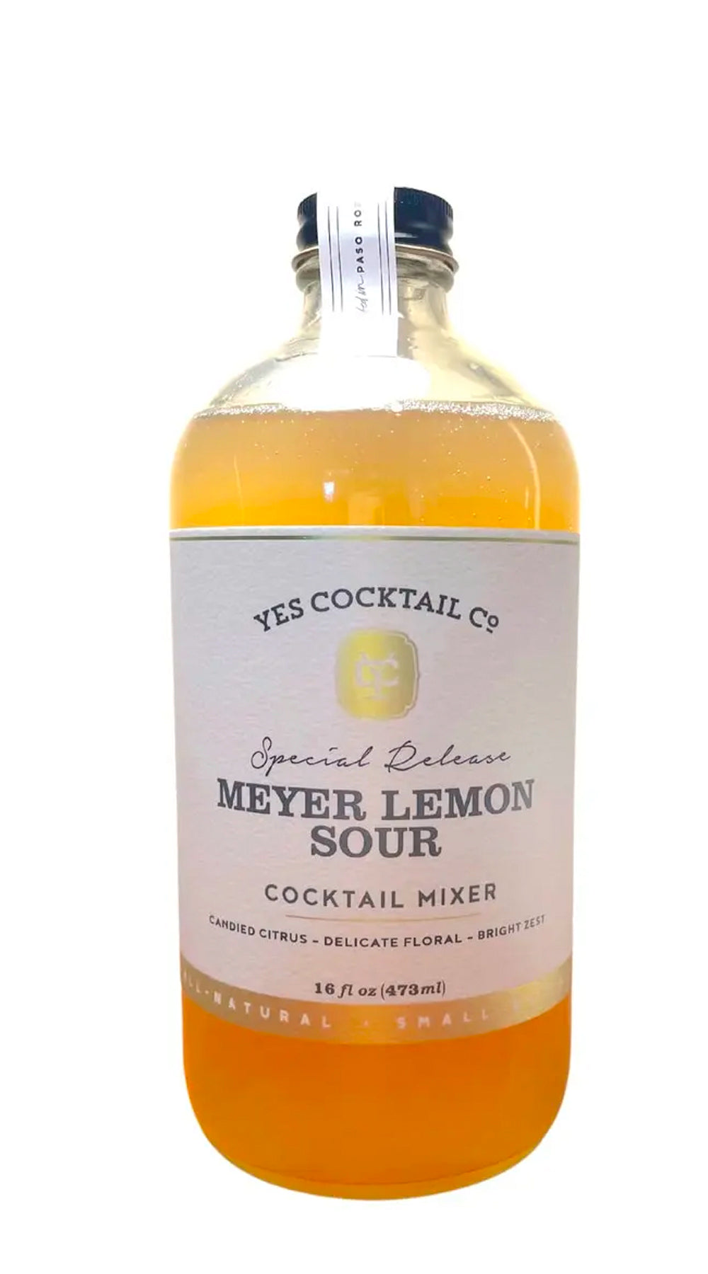 YES Cocktails Meyer Lemon Sour Mixer 16 oz.